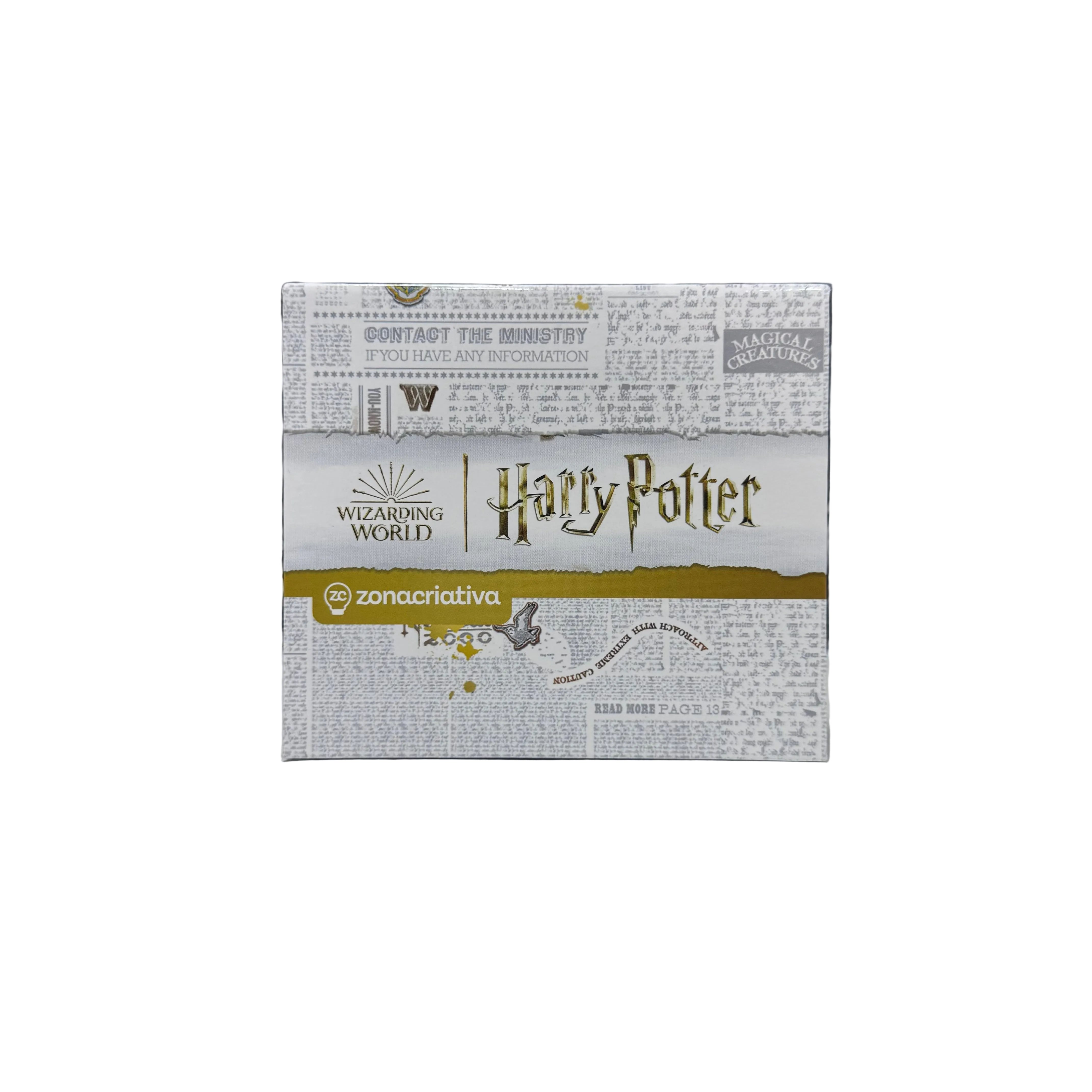CANECA HARRY POTTER 300ML TRIO DE OURO - ZONACRIATIVA