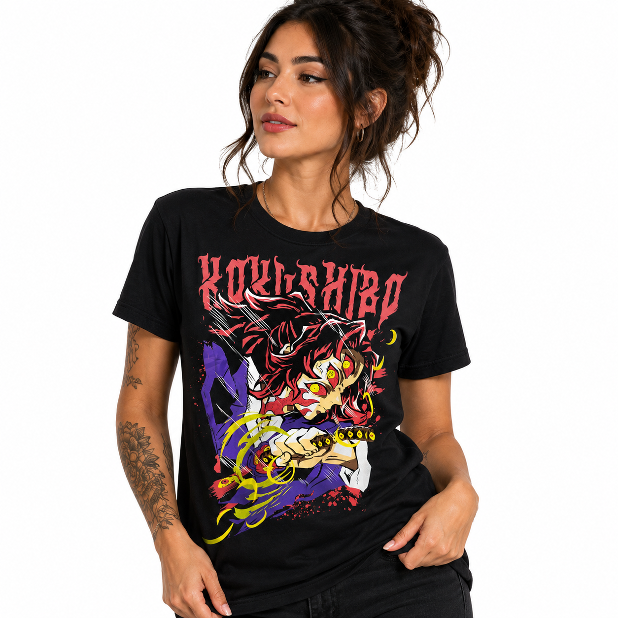 CAMISETA KOKUSHIBO - KIMETSU NO YAIBA