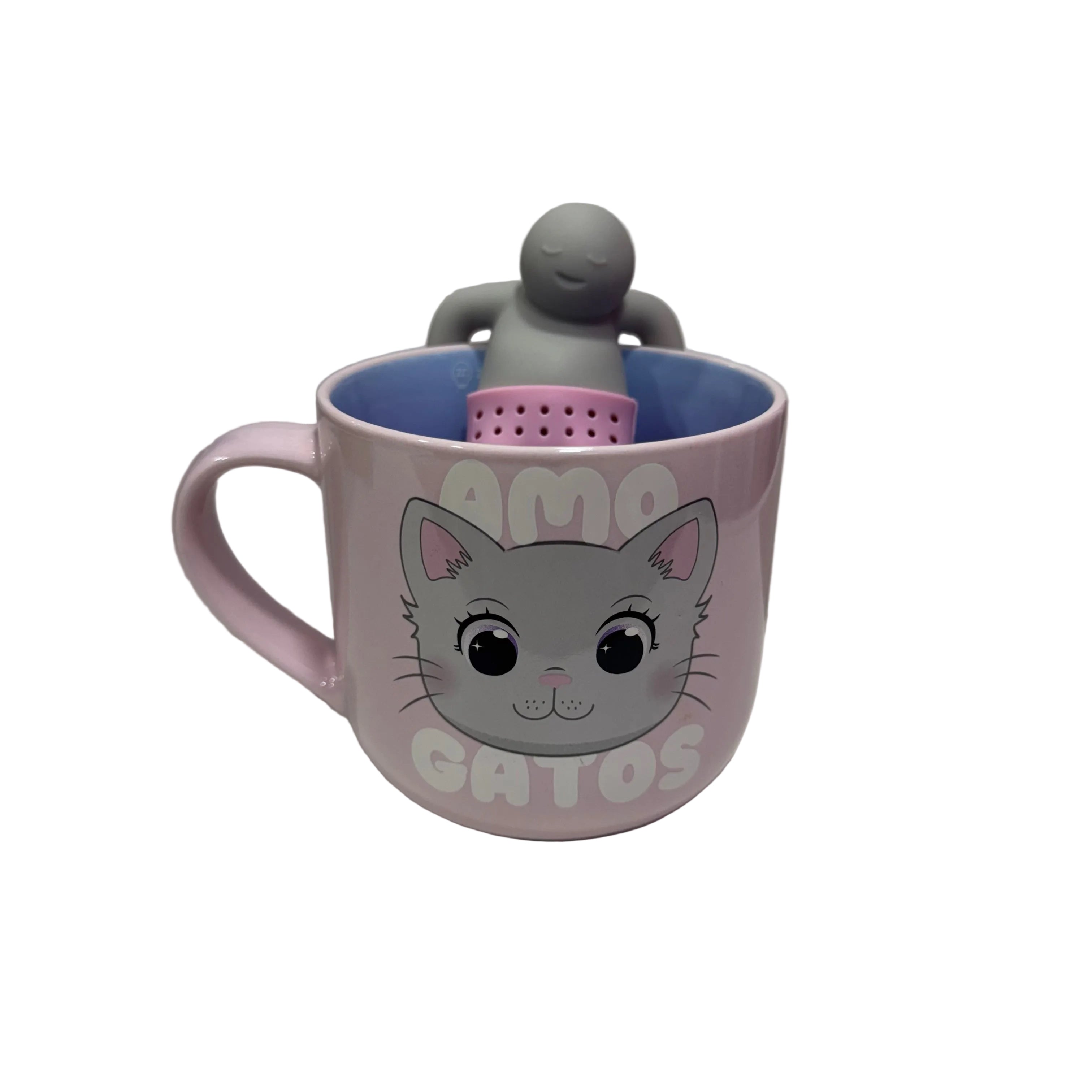CANECA COM INFUSOR GATOLINO – ZONACRIATIVA
