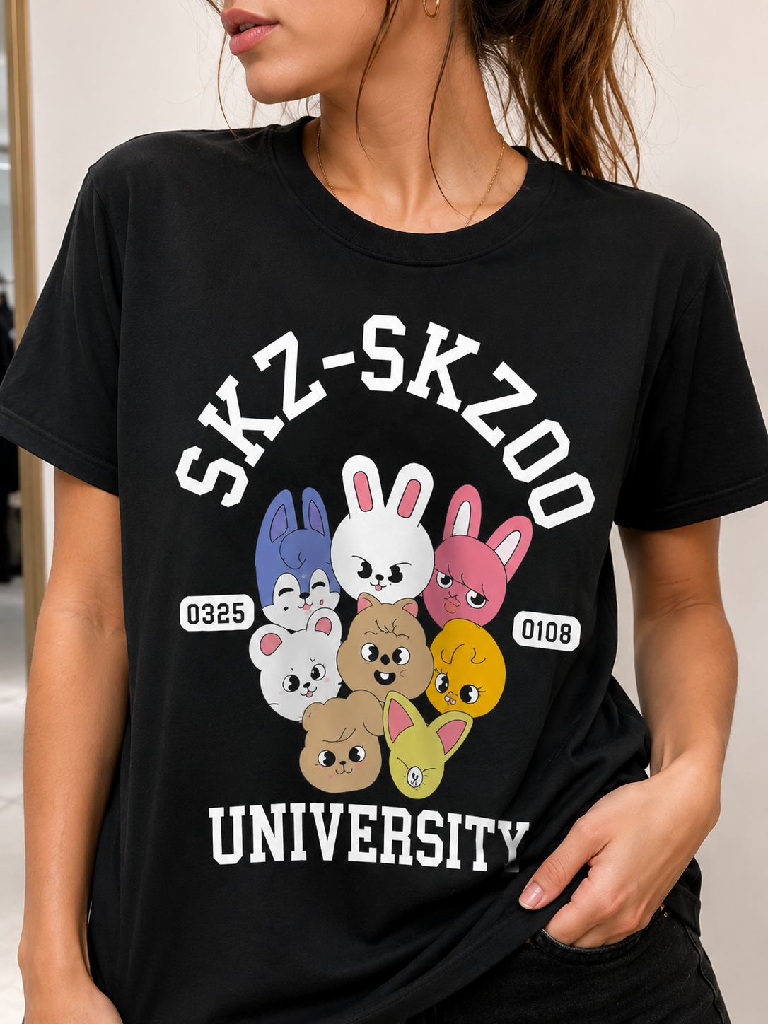 CAMISETA STRAY KIDS - GRUPO COREANO