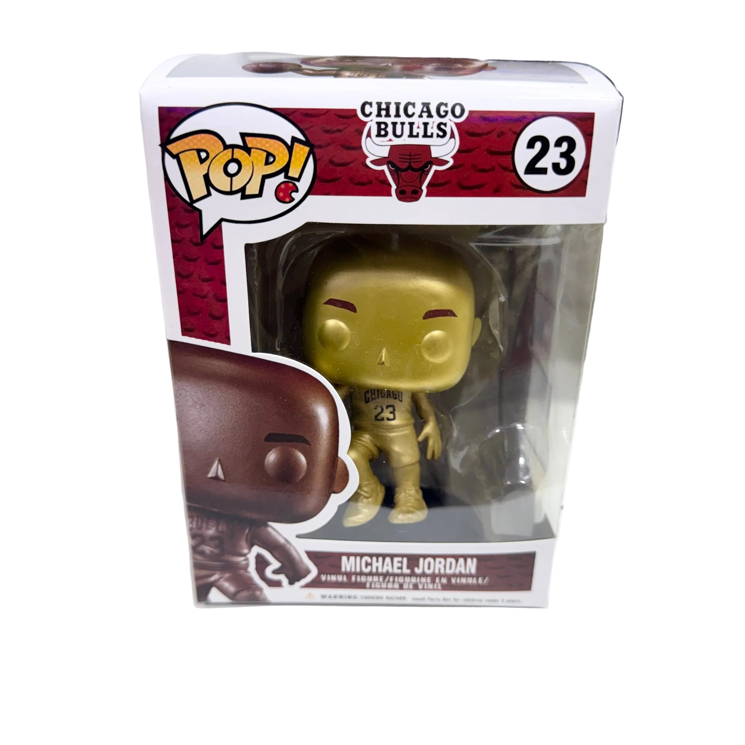 FUNKO POP! MICHAEL JORDAN - ACABAMENTO DOURADO