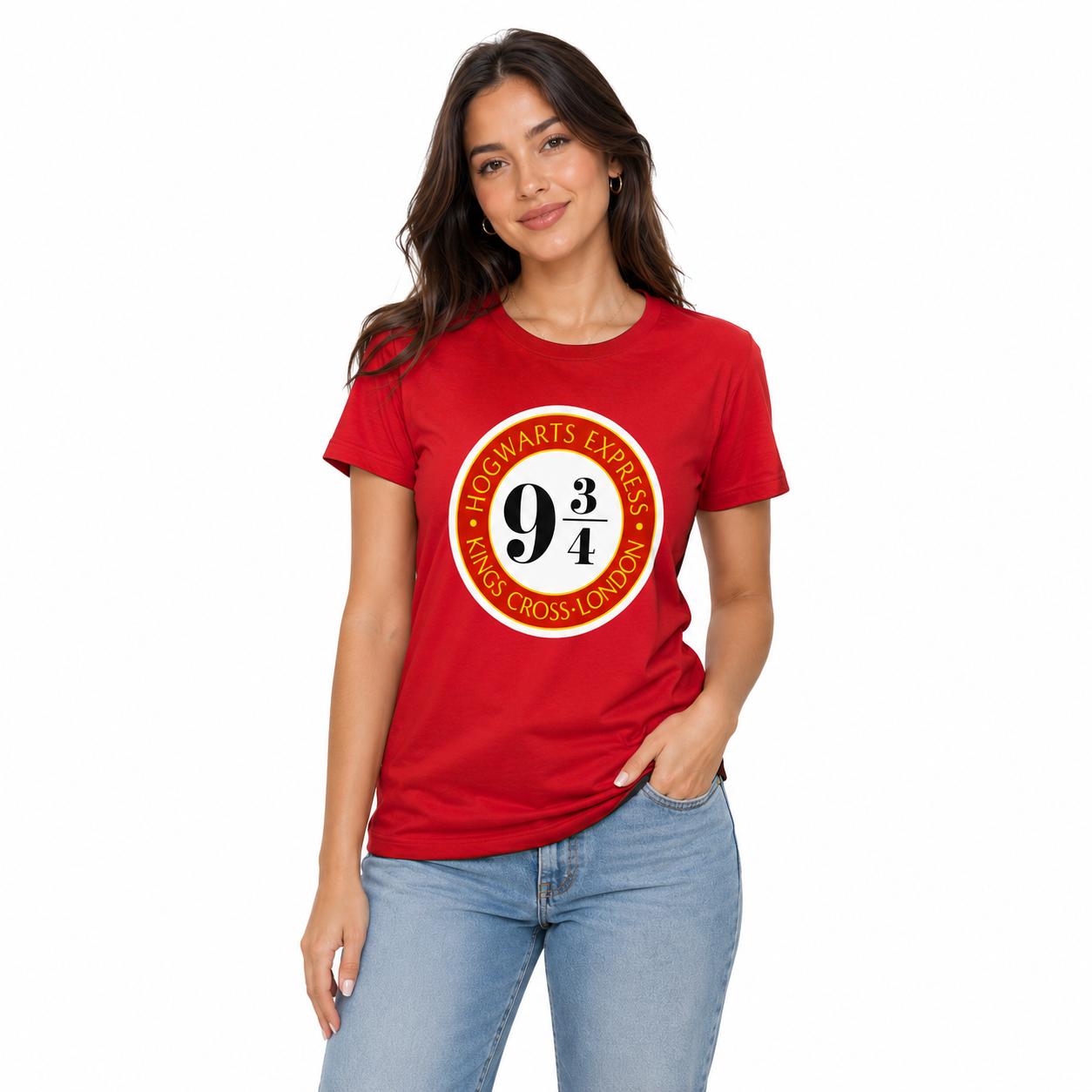 CAMISETA HARRY POTTER 9/3/4 - VERMELHA