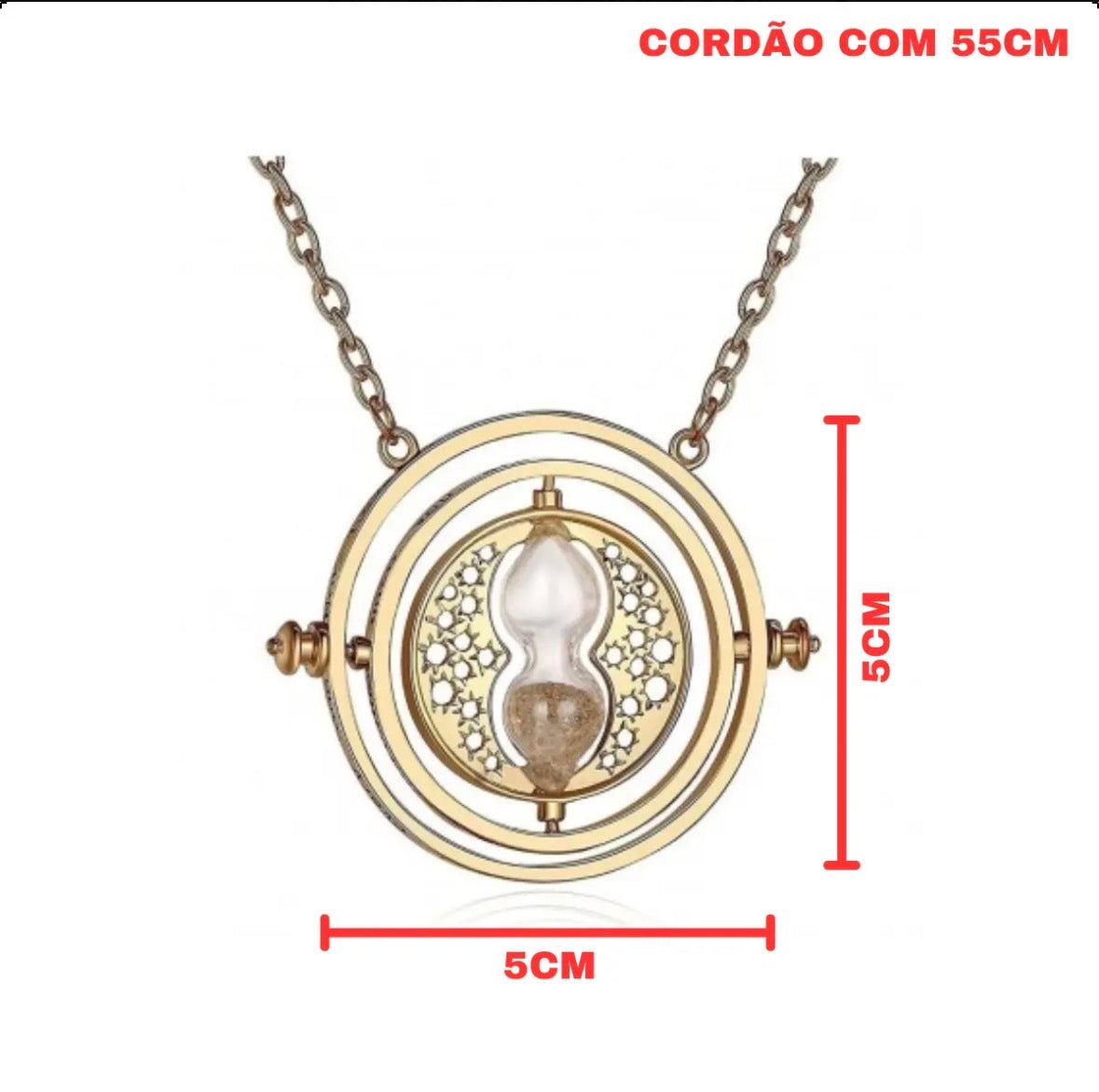 COLAR VIRA TEMPO HERMIONE - HARRY POTTER