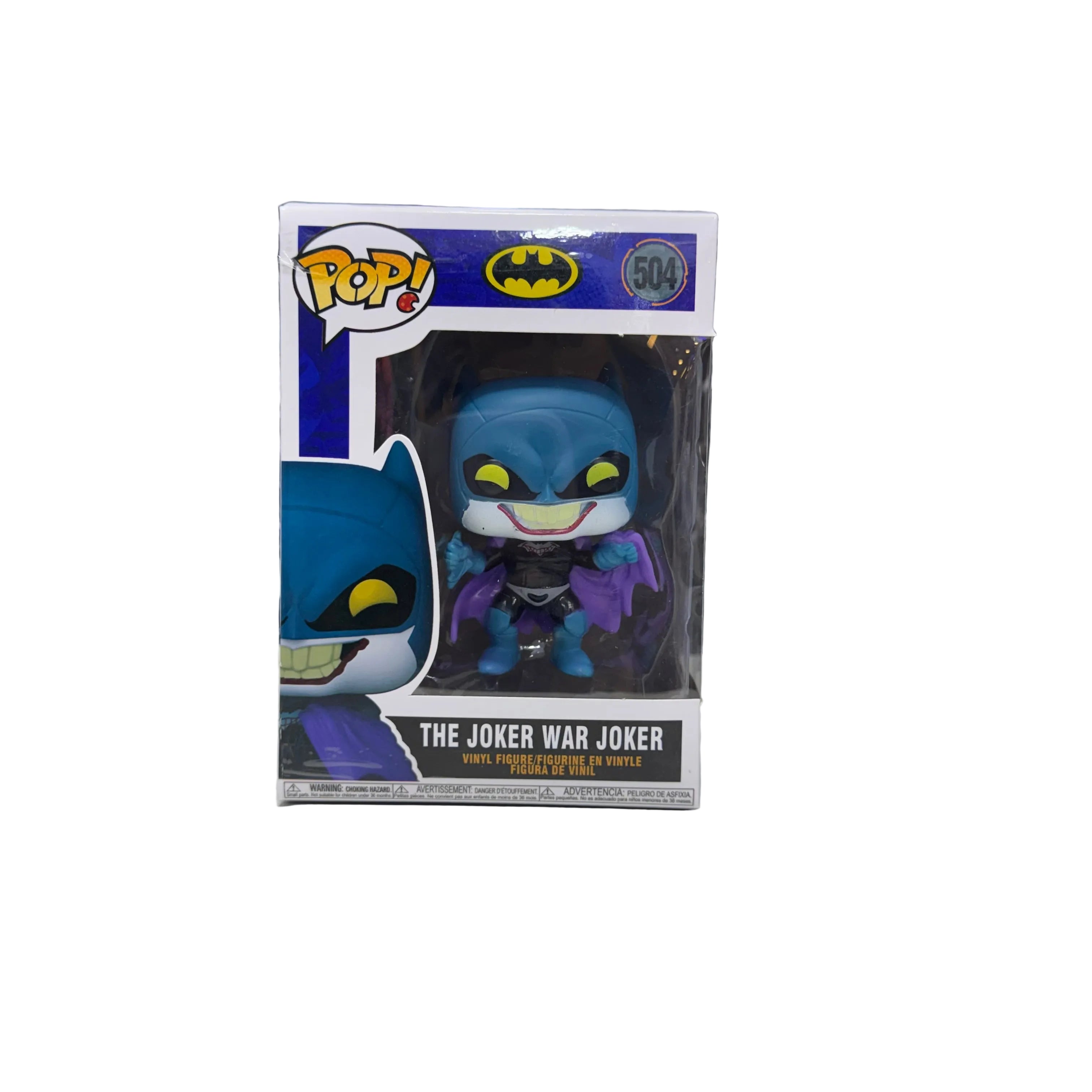 FUNKO POP! CORINGA COM CAPUZ DO BATMAN - JOKER WAR