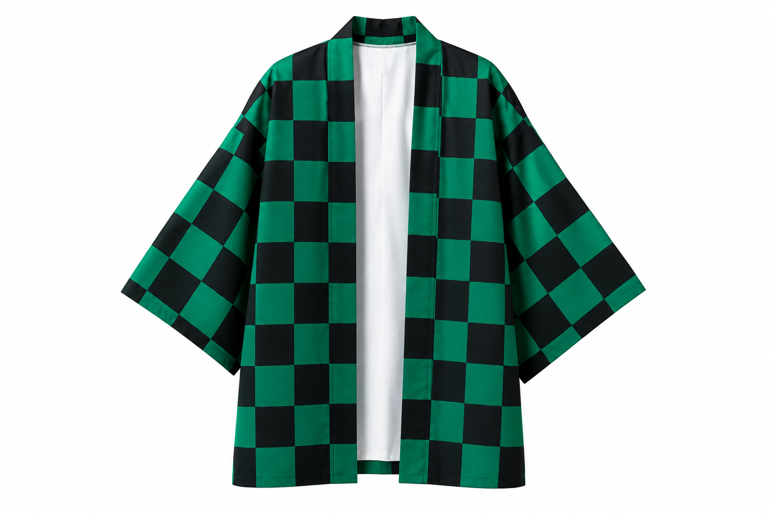 HAORI - KIMONO TANJIRO FORRADO - DEMON SLAYER