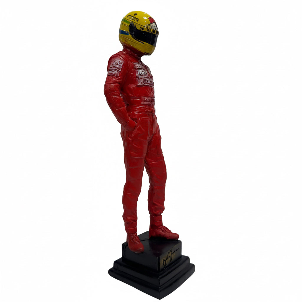 BONECO AYRTON SENNA 32CM - RESINA PREMIUM
