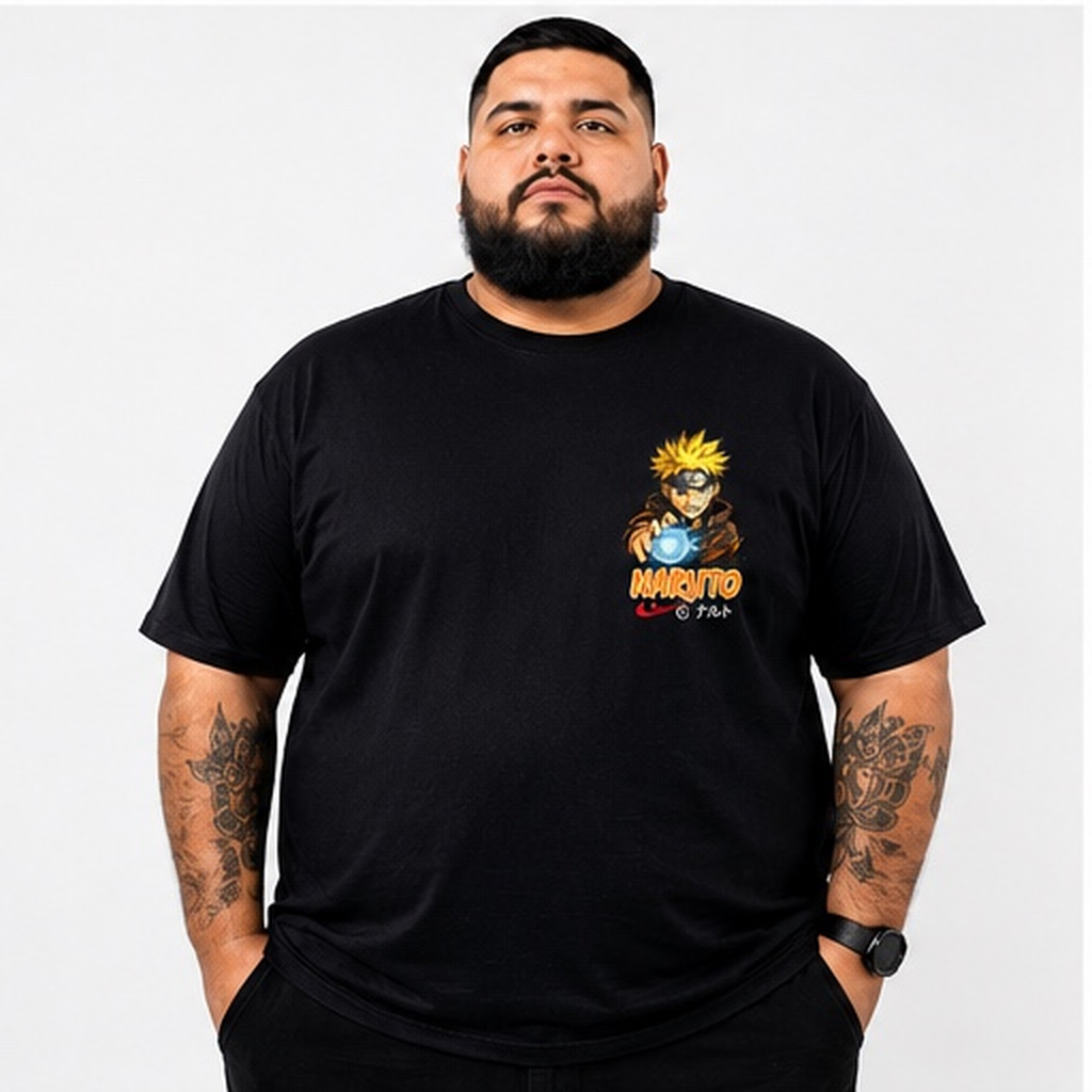 CAMISETA NARUTO - 100% ALGODÃO