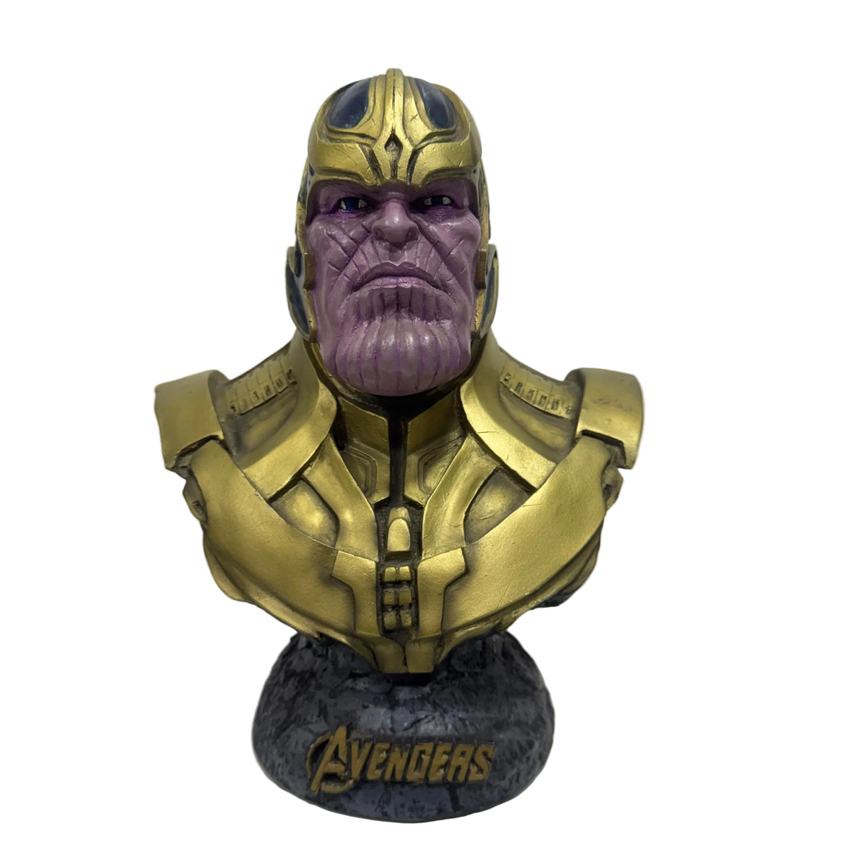 ESTÁTUA BUSTO THANOS EM RESINA - 30CM