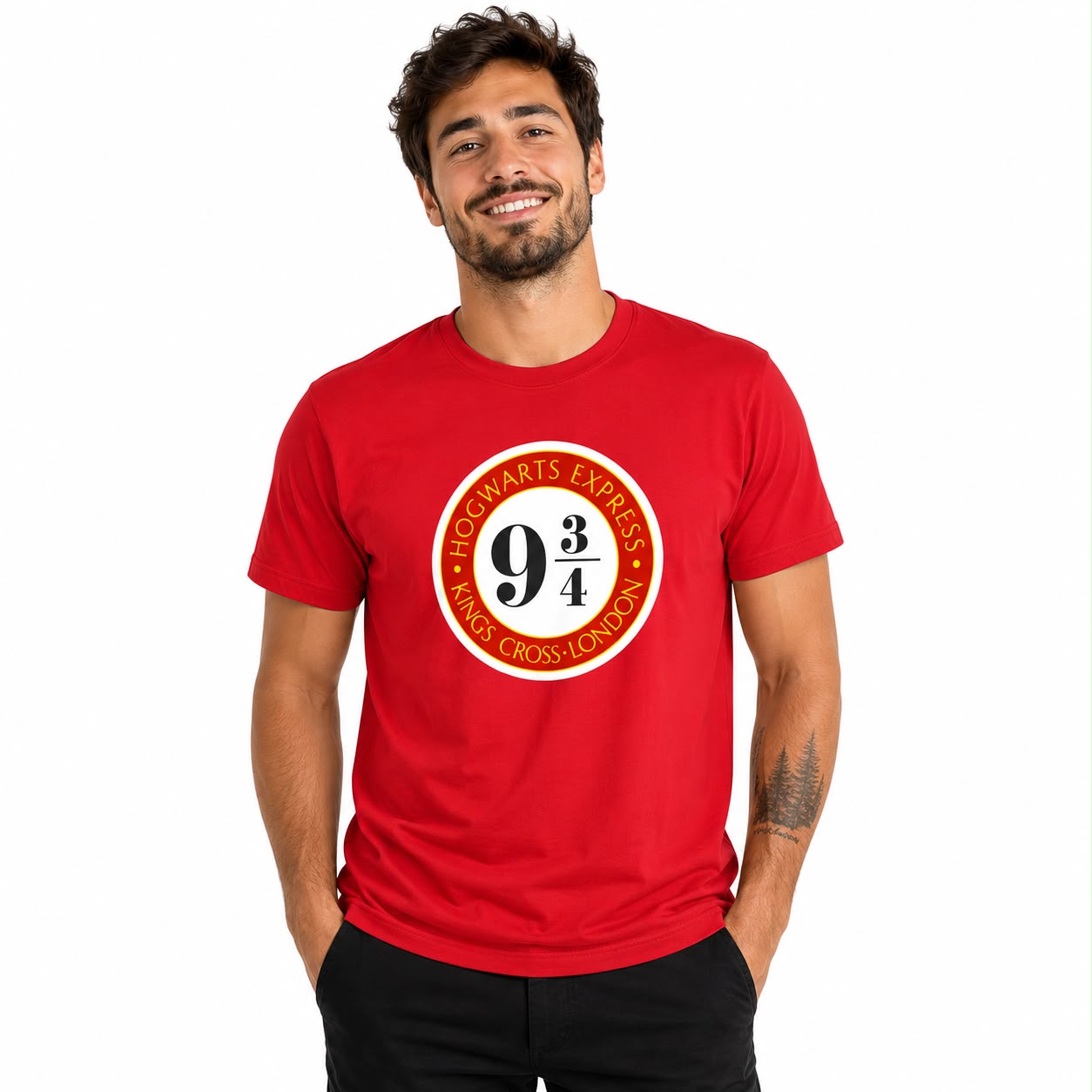 CAMISETA HARRY POTTER 9/3/4 - VERMELHA