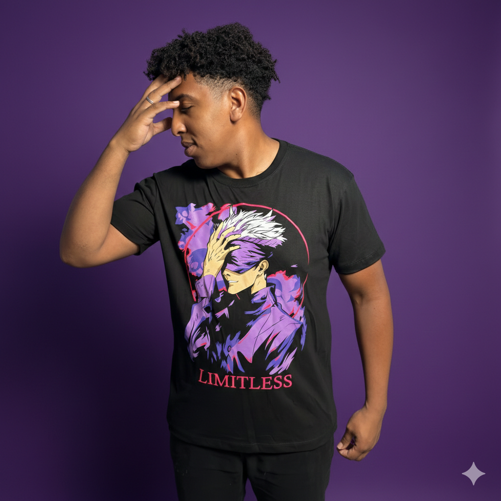 CAMISETA SATORU GOJO