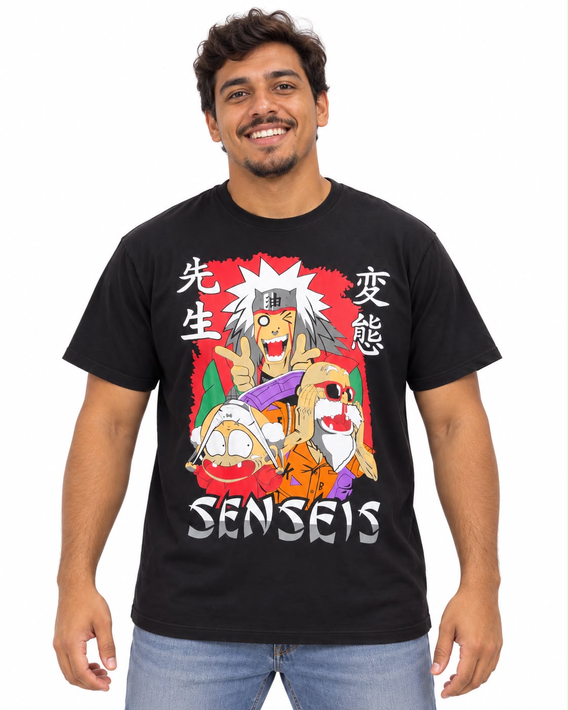 CAMISETA JIRAIYA SENSEIS - ANIME NARUTO