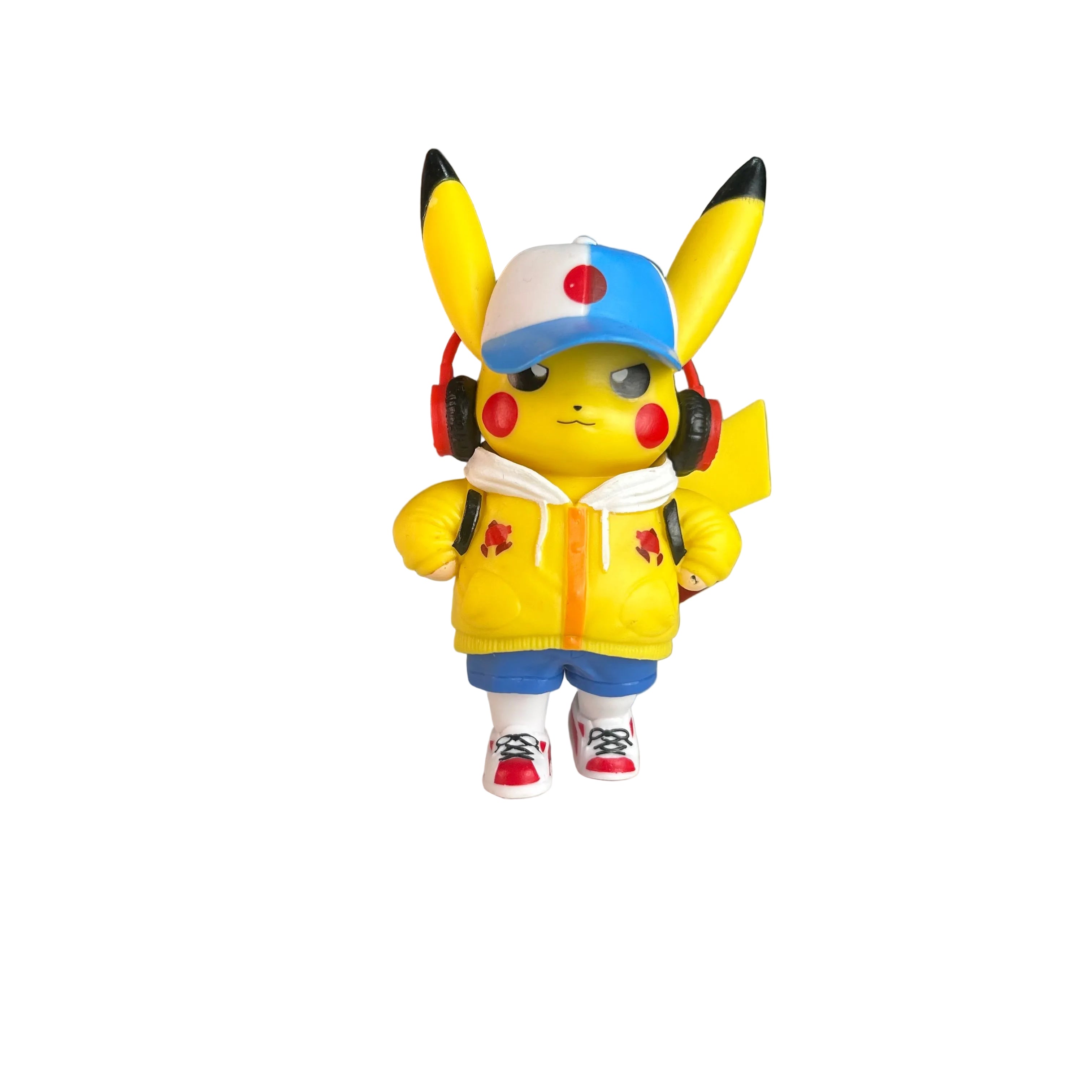 MINI FIGURE PIKACHU COM FONE 10CM - POKÉMON