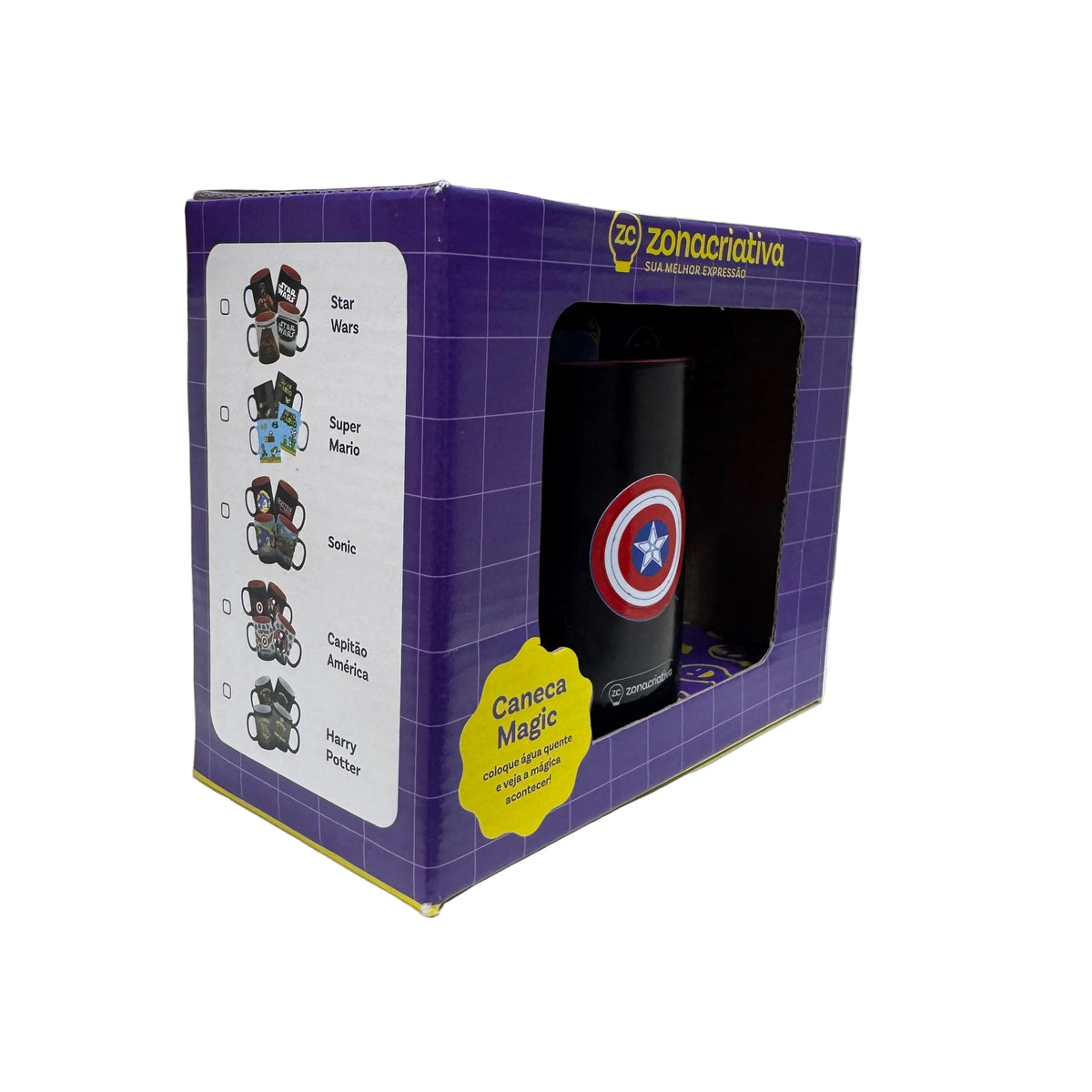 CANECA MÁGICA CAPITÃO AMÉRICA NEW WORLD ORDER 300ML – MARVEL