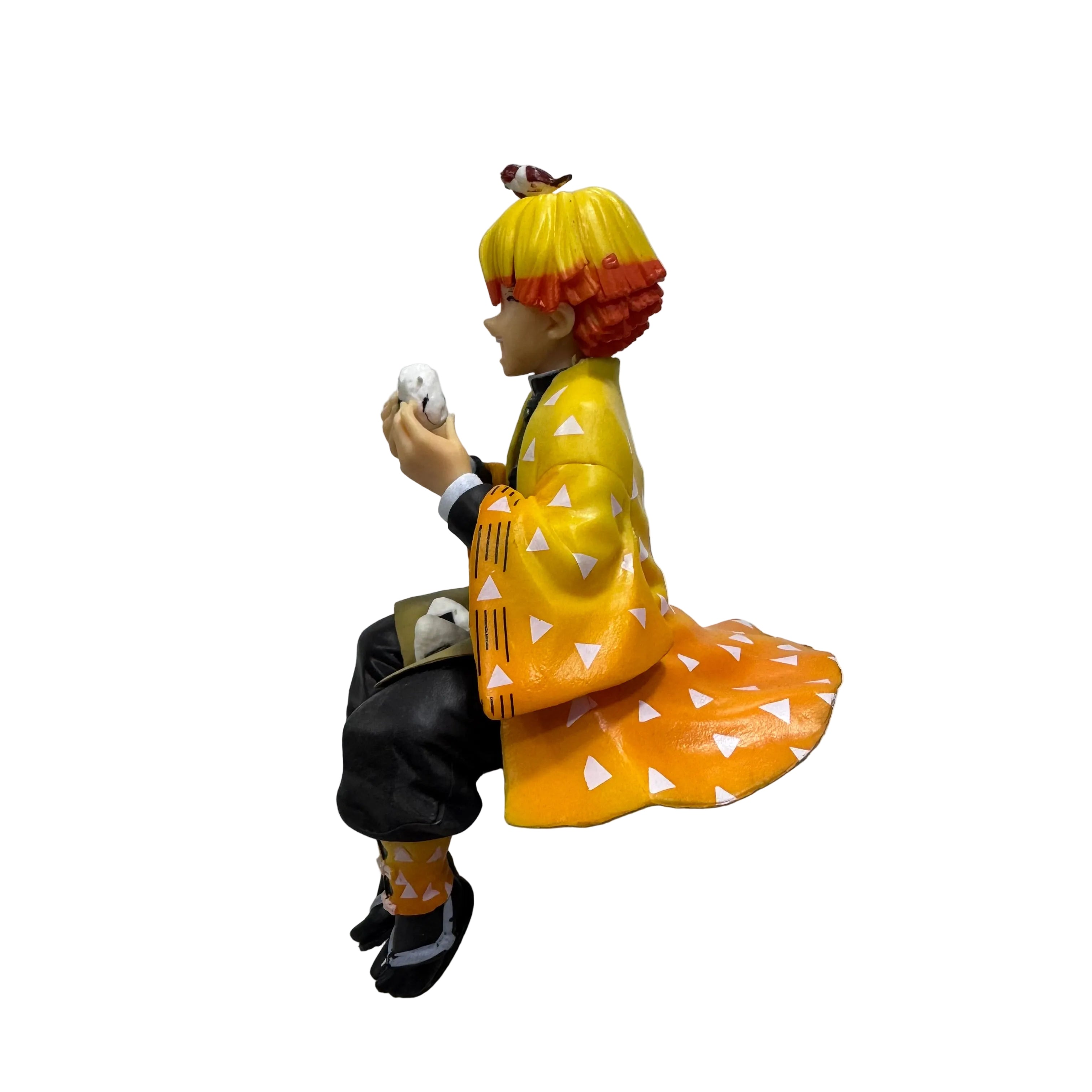ACTION FIGURE ZENITSU SENTADO 9CM - DEMON SLAYER