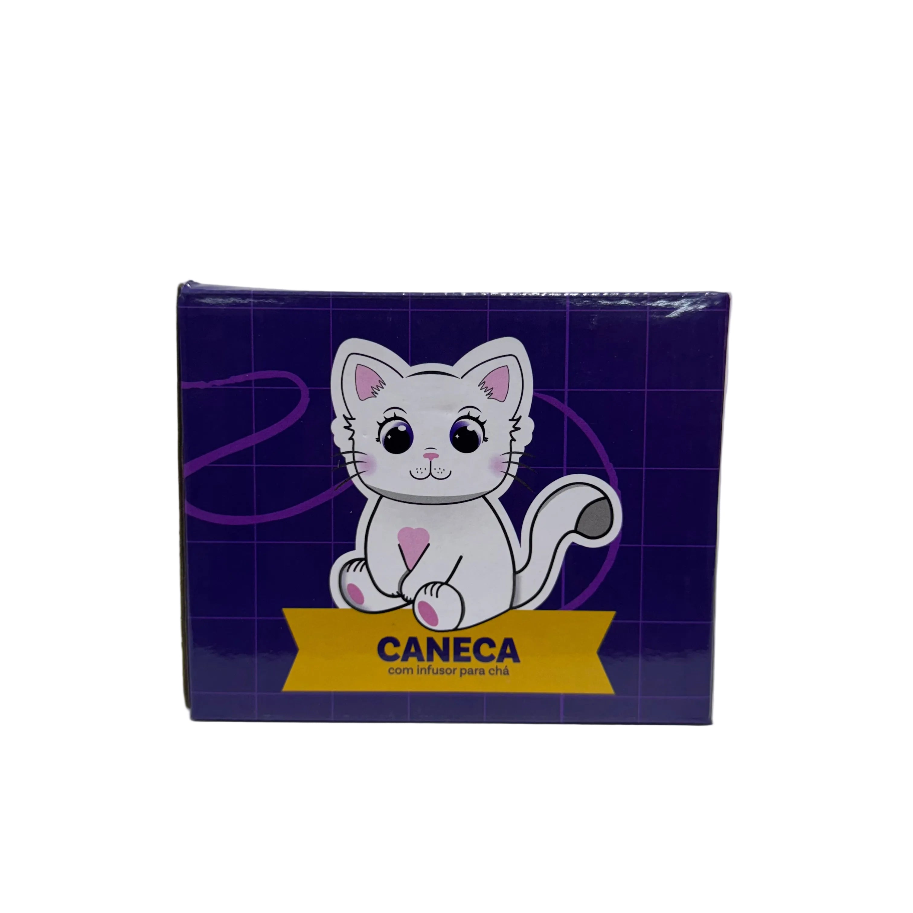 CANECA COM INFUSOR GATOLINO – ZONACRIATIVA