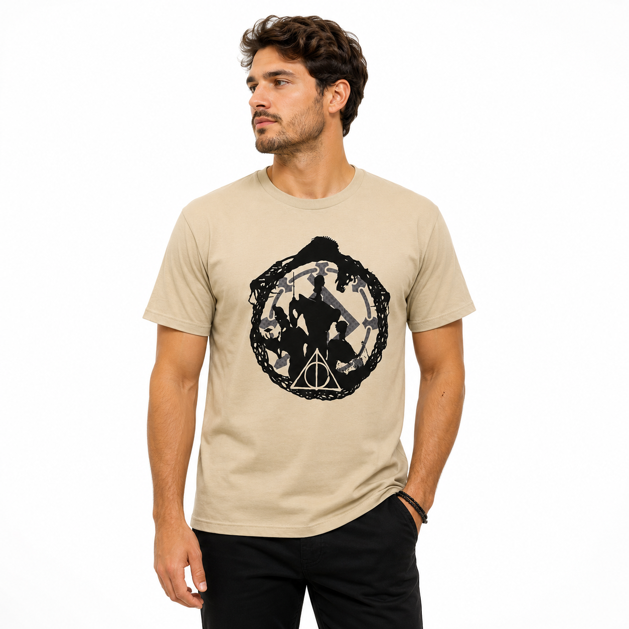 CAMISETA HARRY POTTER RELIQUIAS DA MORTE - UNISSEX