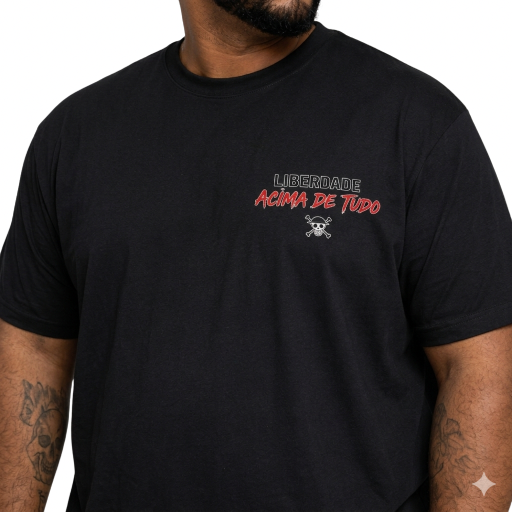 CAMISETA ONE PIECE - 100% ALGODÃO