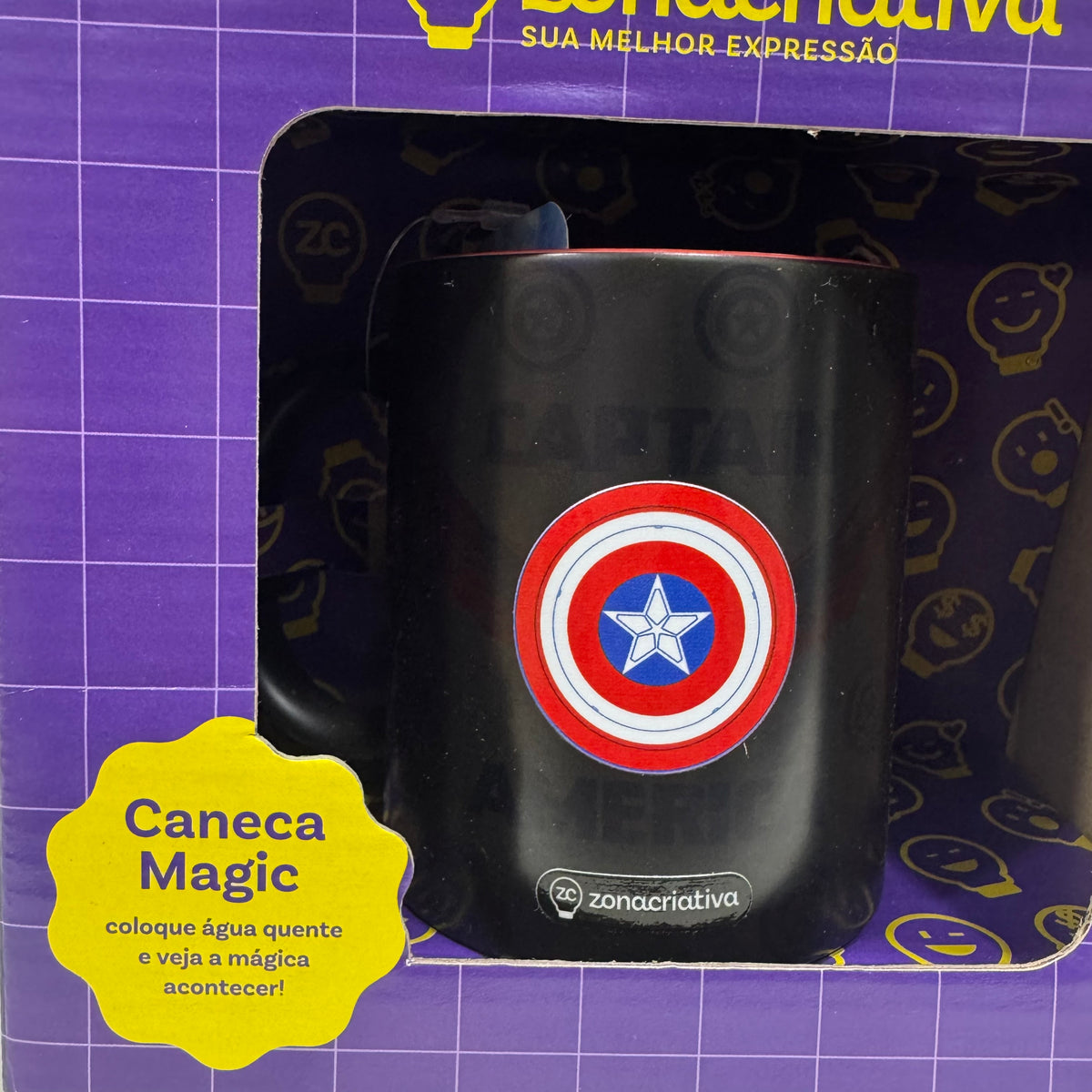 CANECA MÁGICA CAPITÃO AMÉRICA NEW WORLD ORDER 300ML – MARVEL