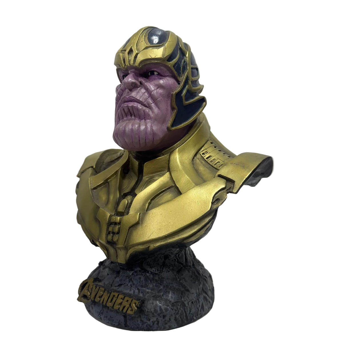 ESTÁTUA BUSTO THANOS EM RESINA - 30CM