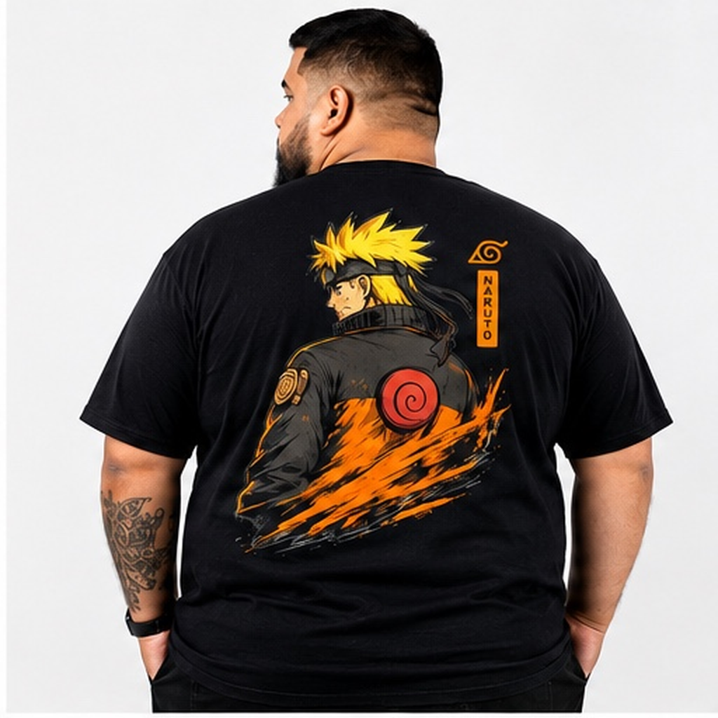 CAMISETA NARUTO - 100% ALGODÃO