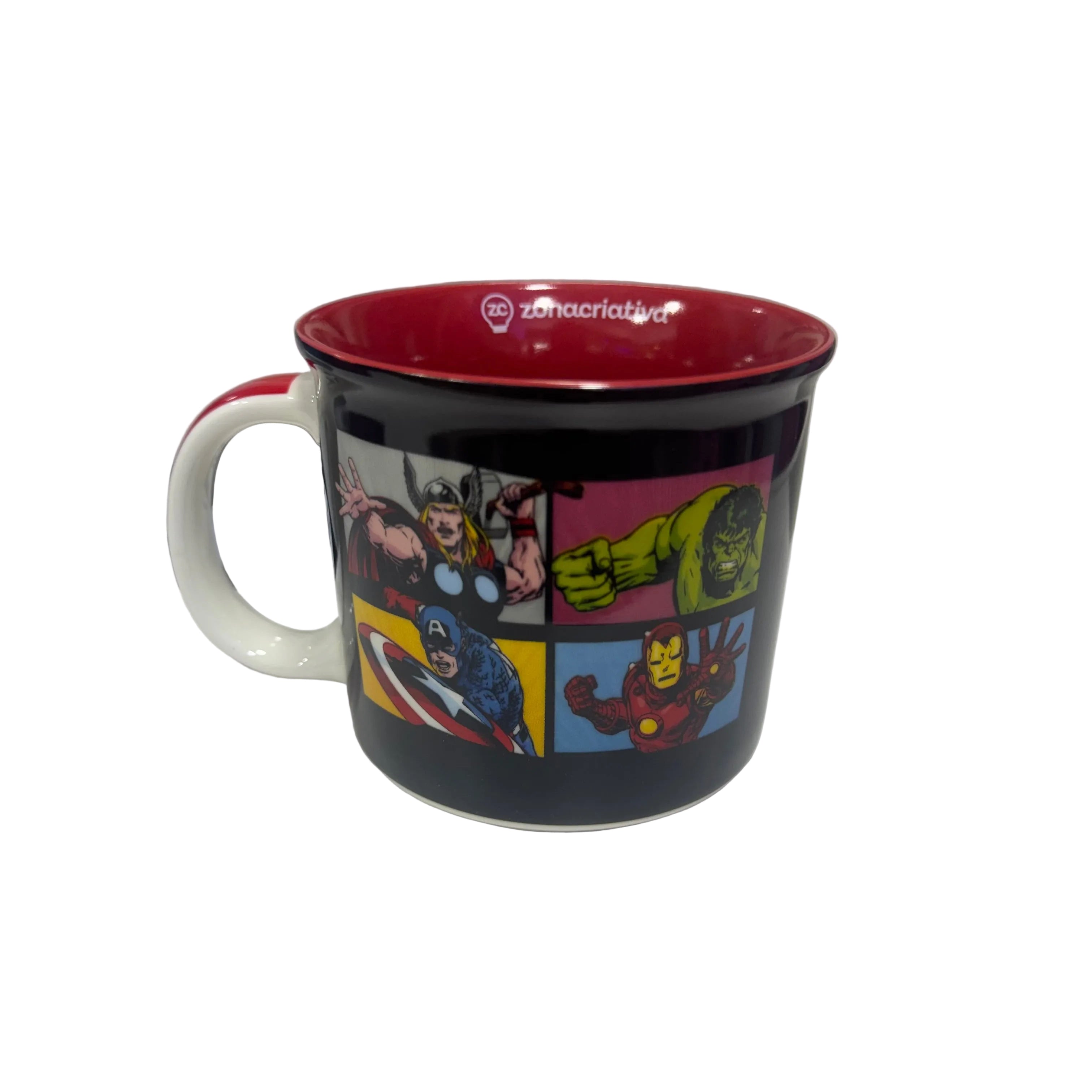 CANECA TOM VINGADORES 350ML - MARVEL