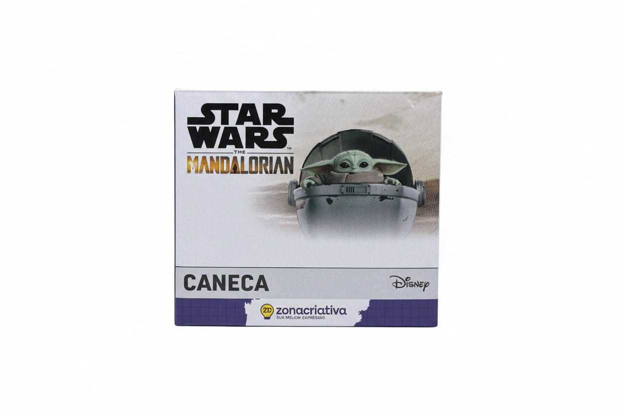 CANECA BEBE YODA 300ML - ZONACRIATIVA