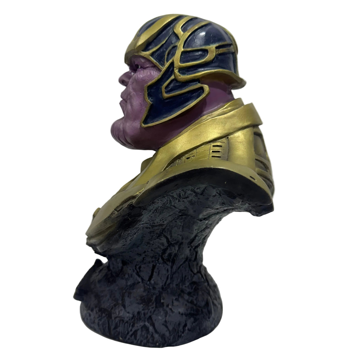 ESTÁTUA BUSTO THANOS EM RESINA - 30CM