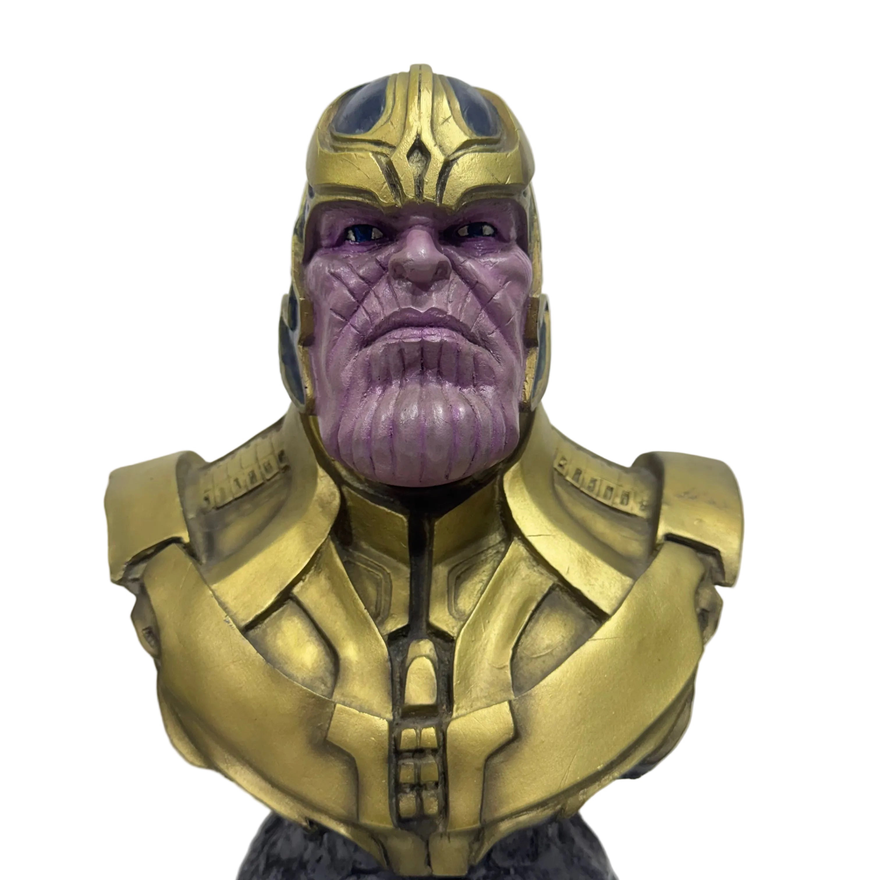 ESTÁTUA BUSTO THANOS EM RESINA - 30CM
