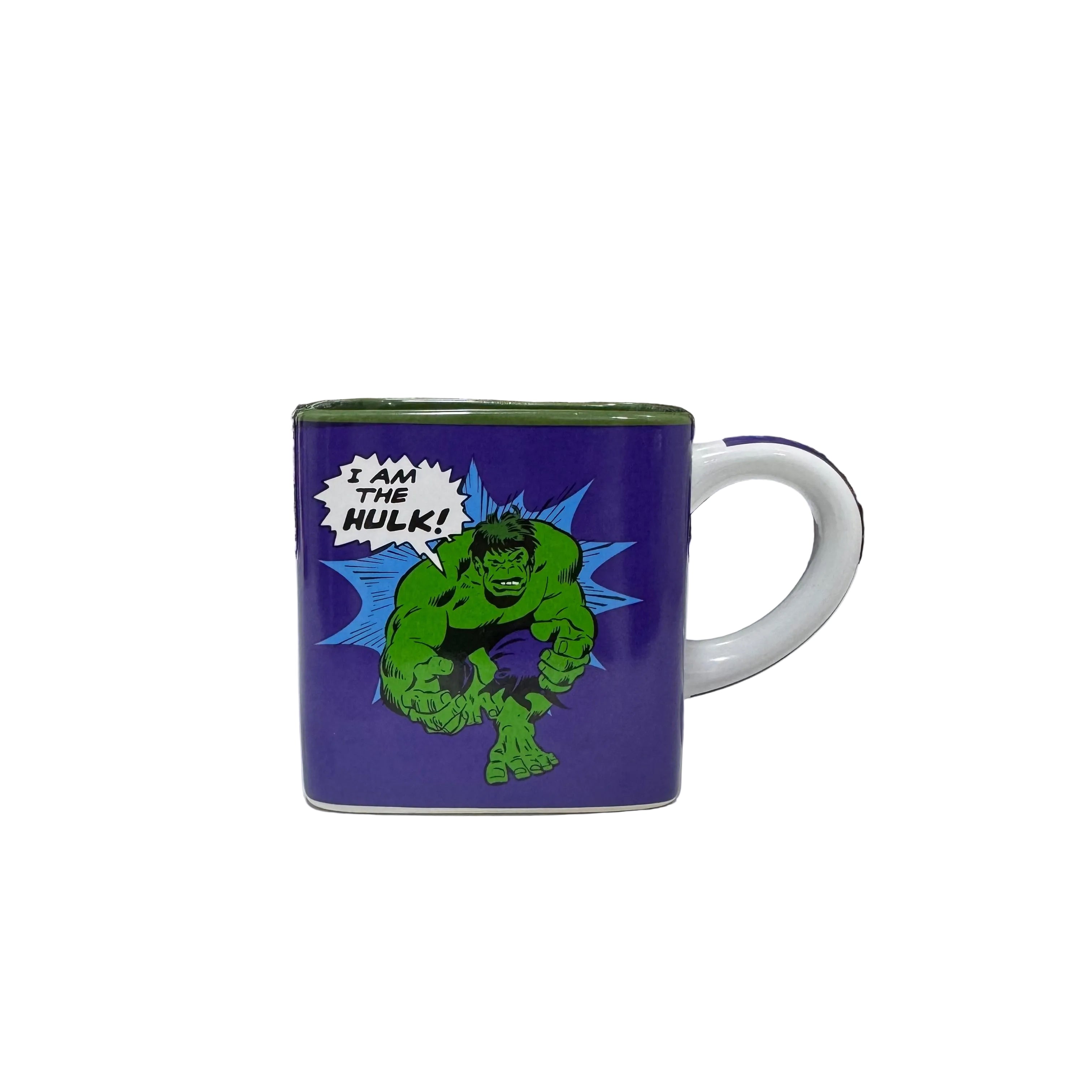 CANECA HULK QUADRADA 250ML ZONACRIATIVA - MARVEL