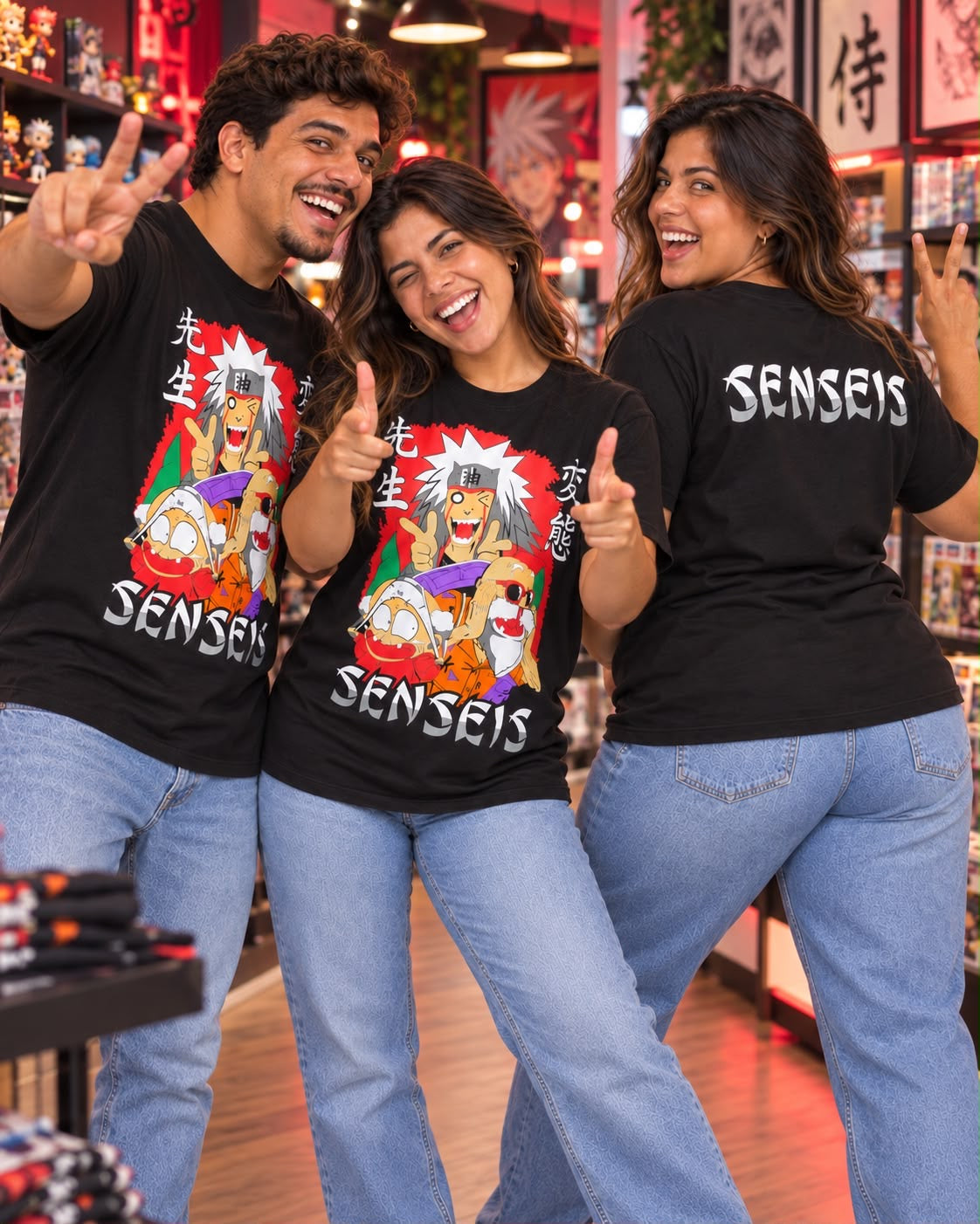 CAMISETA JIRAIYA SENSEIS - ANIME NARUTO