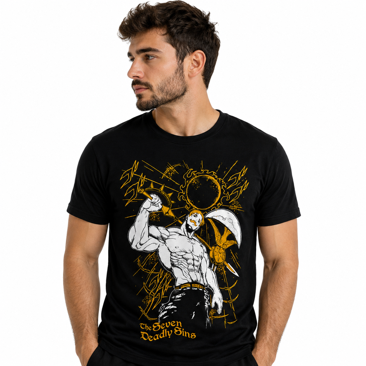 CAMISETA ESCANOR - NANATSU TAIZAI 7 PECADOS CAPITAIS