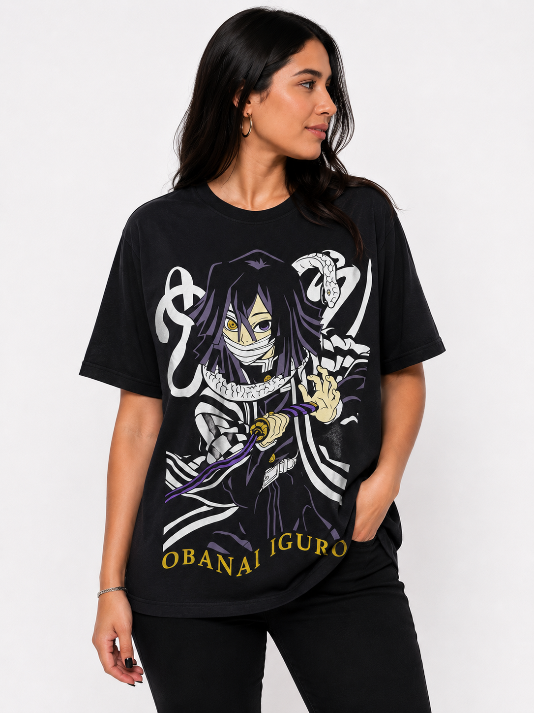 CAMISETA OBANAI - DEMON SLAYER