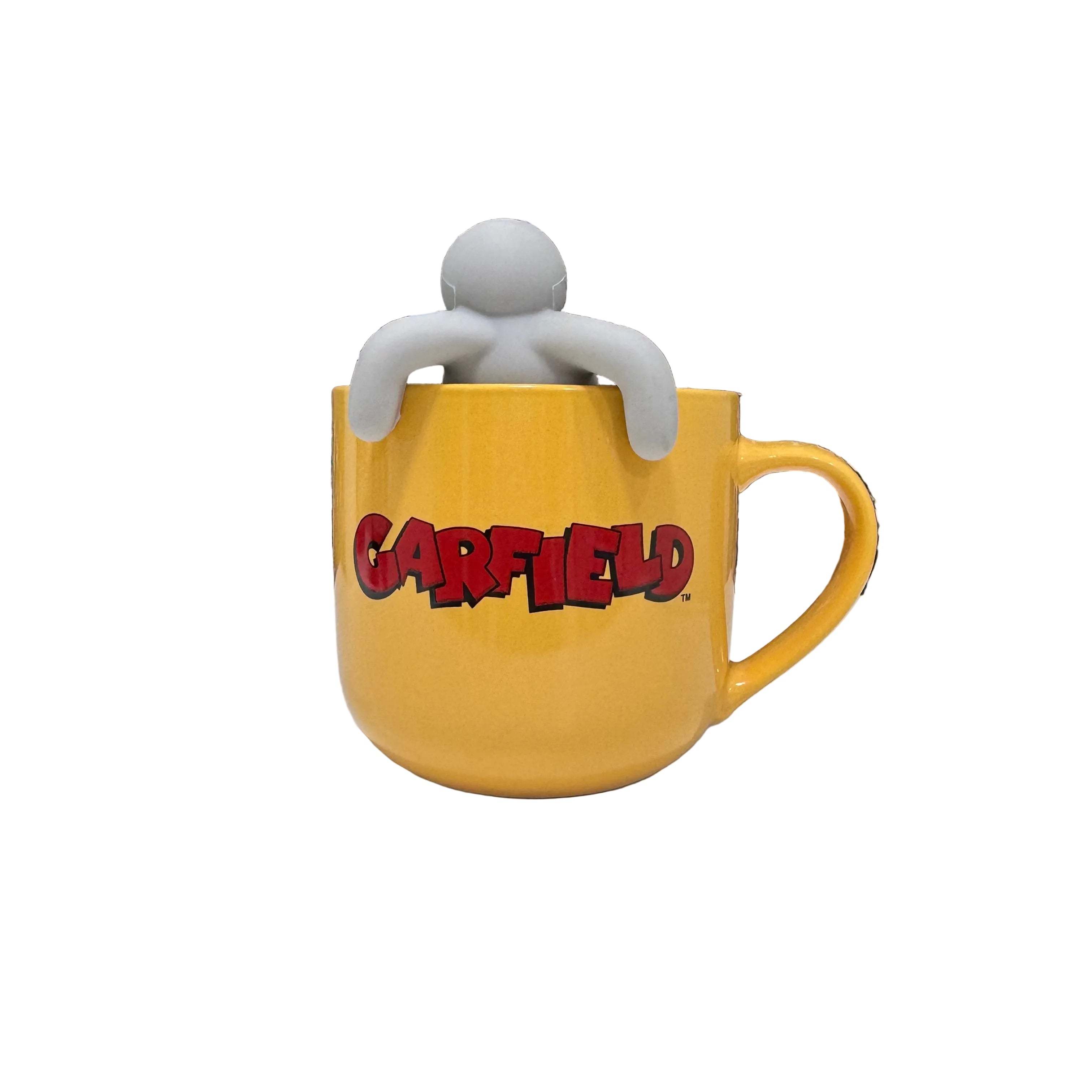 CANECA GARFIELD 400ML COM DIFUSOR DE CHÁ - ZONACRIATIVA