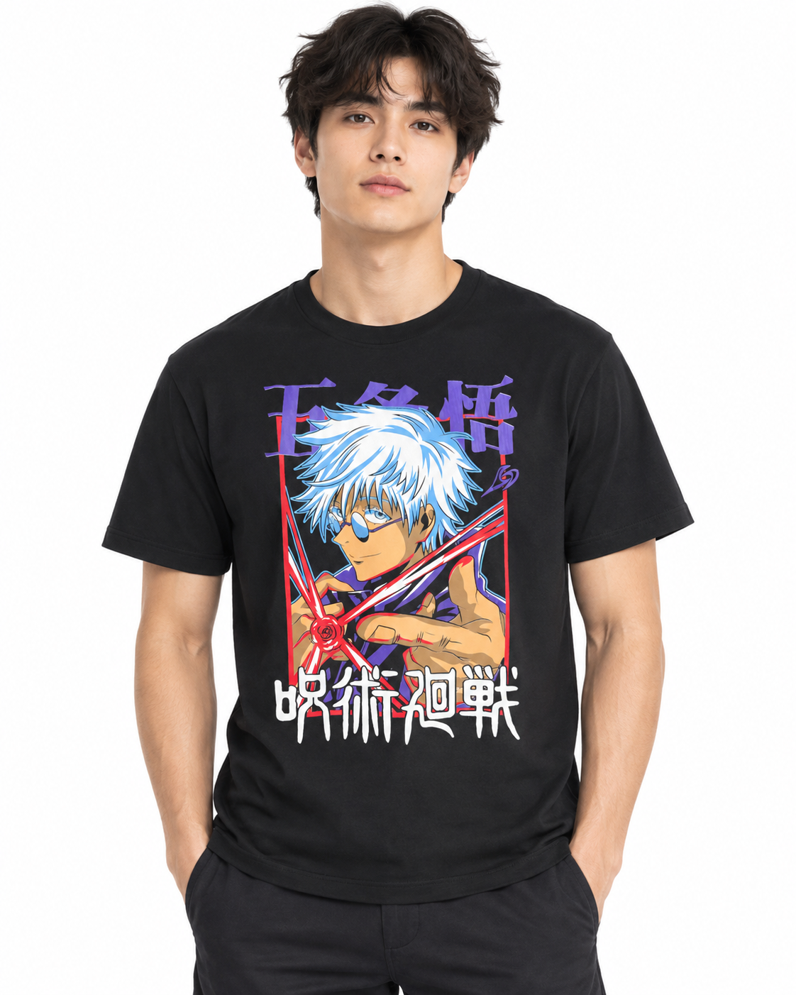 CAMISETA SATORU GOJU - JUJUTSU KAISEN