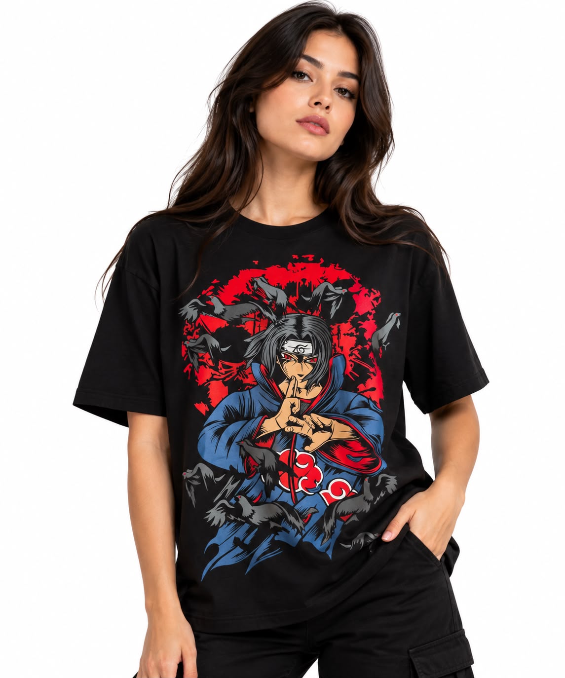 CAMISETA ITACHI UCHIHA - NARUTO