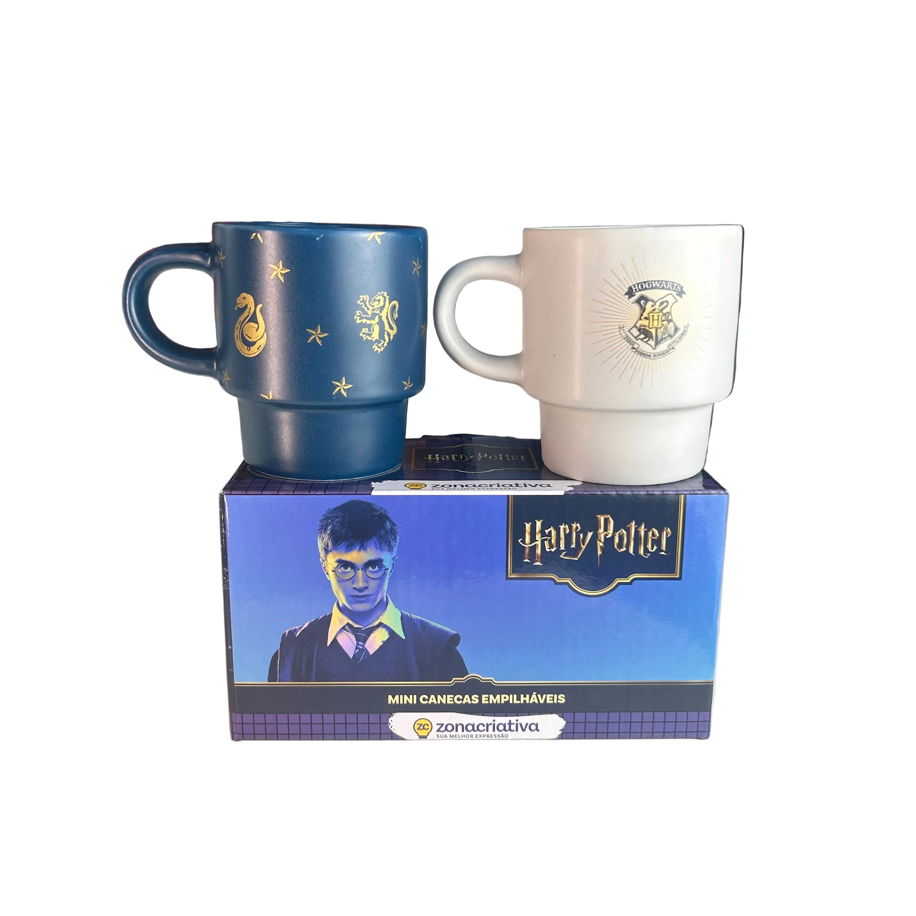 KIT CANECAS EMPILHÁVEIS - HARRY POTTER 150ML