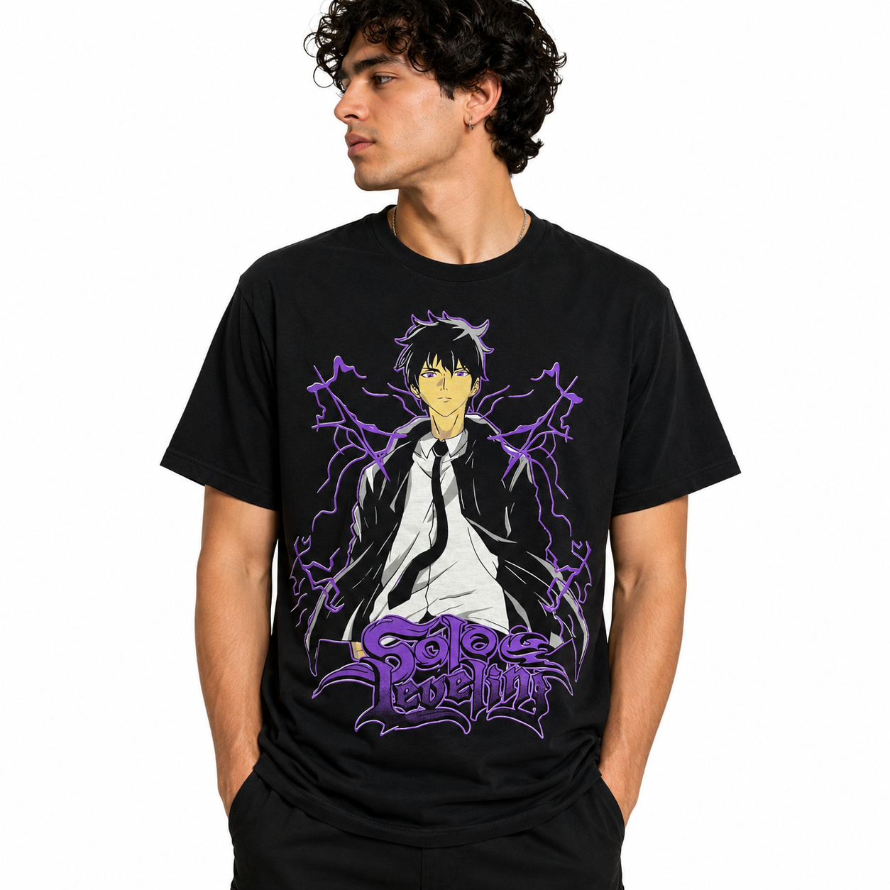 CAMISETA SOLO LEVELING - 100% ALGODÃO