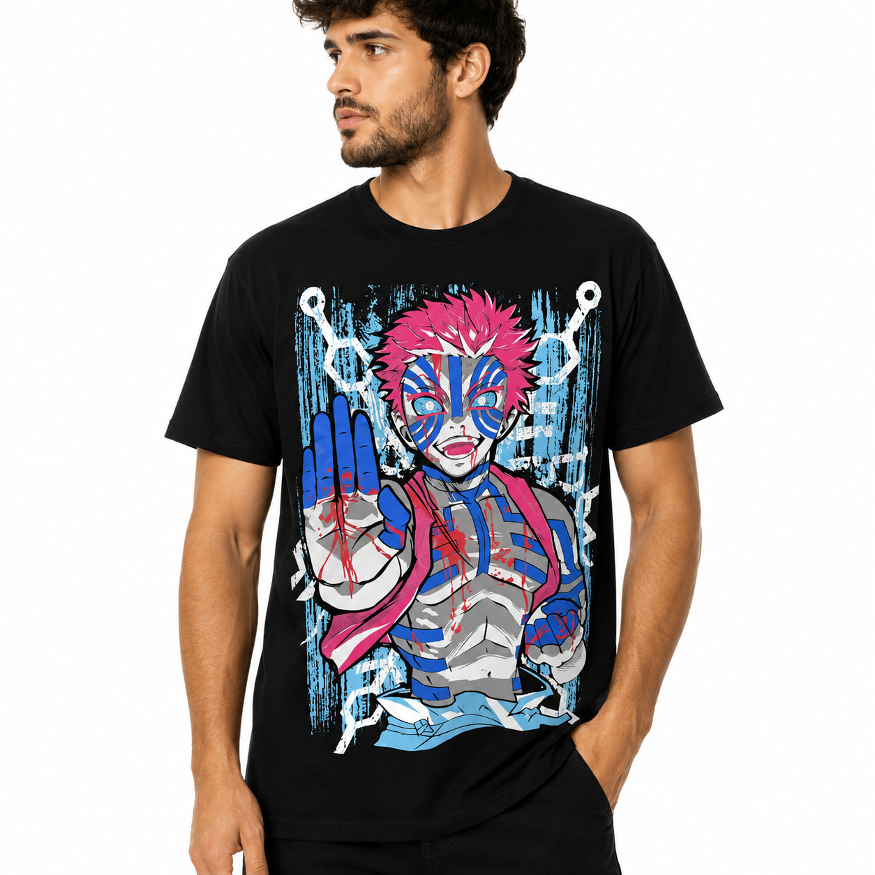 CAMISETA AKAZA - DEMON SLAYER