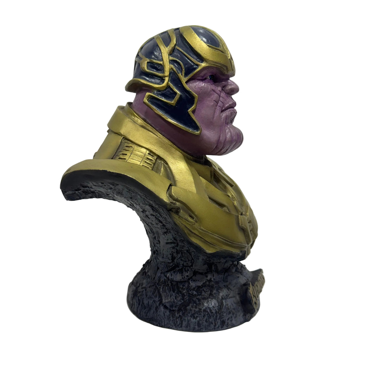ESTÁTUA BUSTO THANOS EM RESINA - 30CM