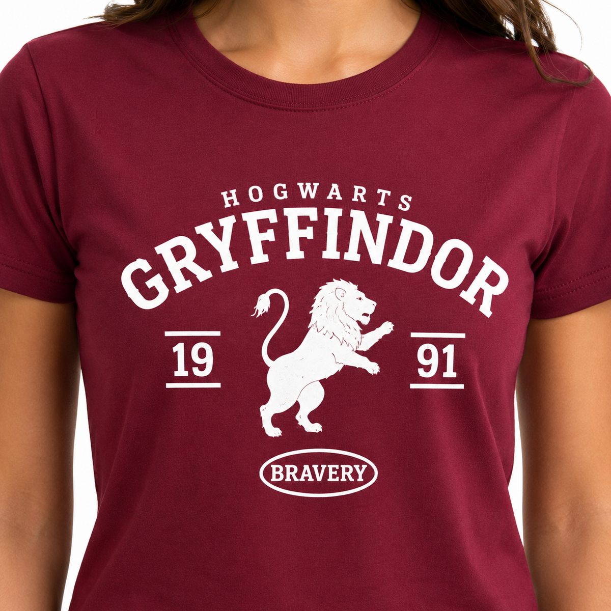 CAMISETA GRIFINÓRIA HARRY POTTER - 100% ALGODÃO