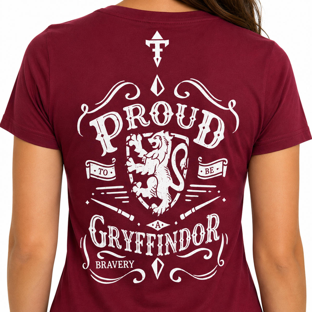 CAMISETA GRIFINÓRIA HARRY POTTER - 100% ALGODÃO