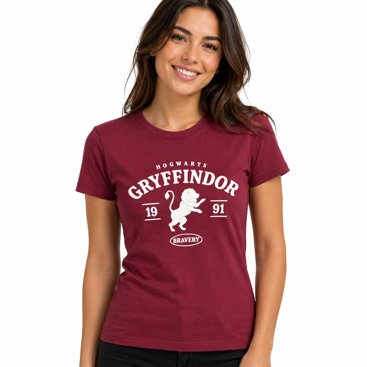 CAMISETA GRIFINÓRIA HARRY POTTER - 100% ALGODÃO