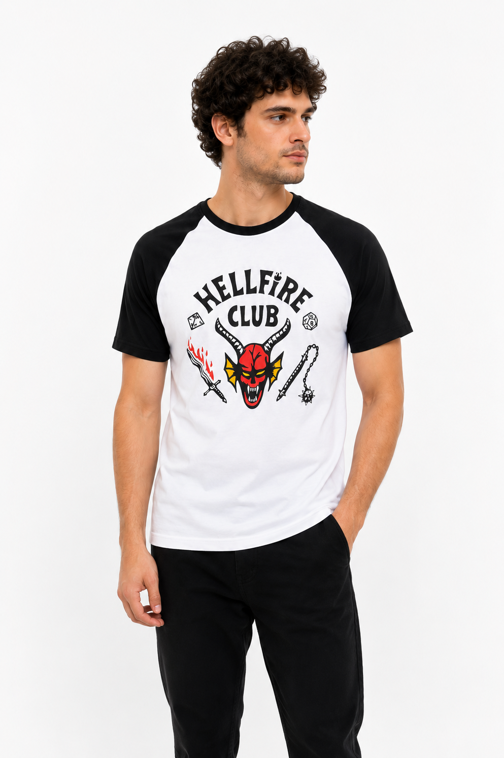 CAMISETA HELLFIRE CLUBE - 100% ALGODÃO