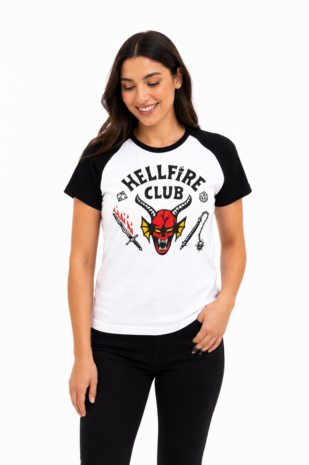 CAMISETA HELLFIRE CLUBE - 100% ALGODÃO