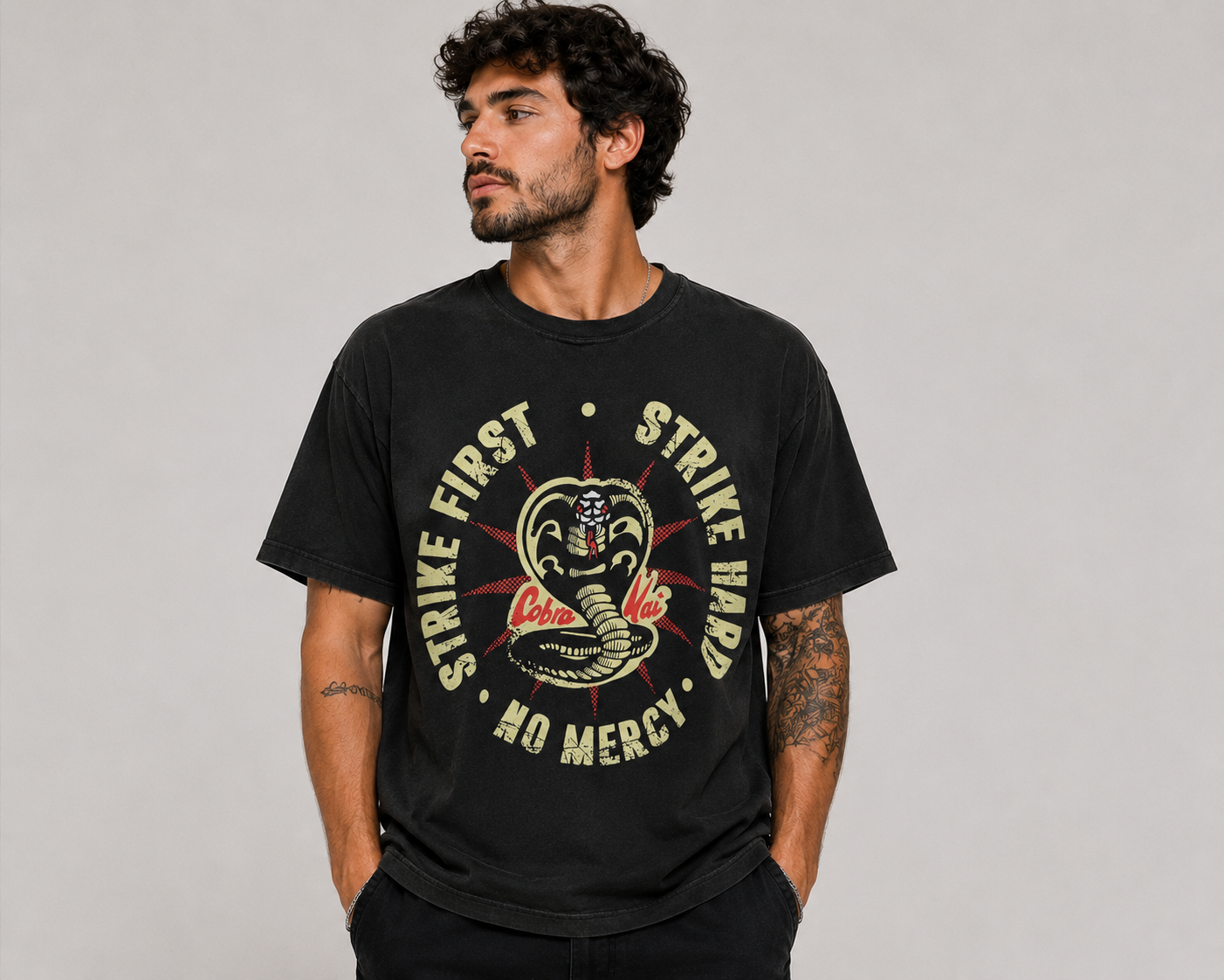 CAMISETA COBRA KAI - 100% ALGODÃO