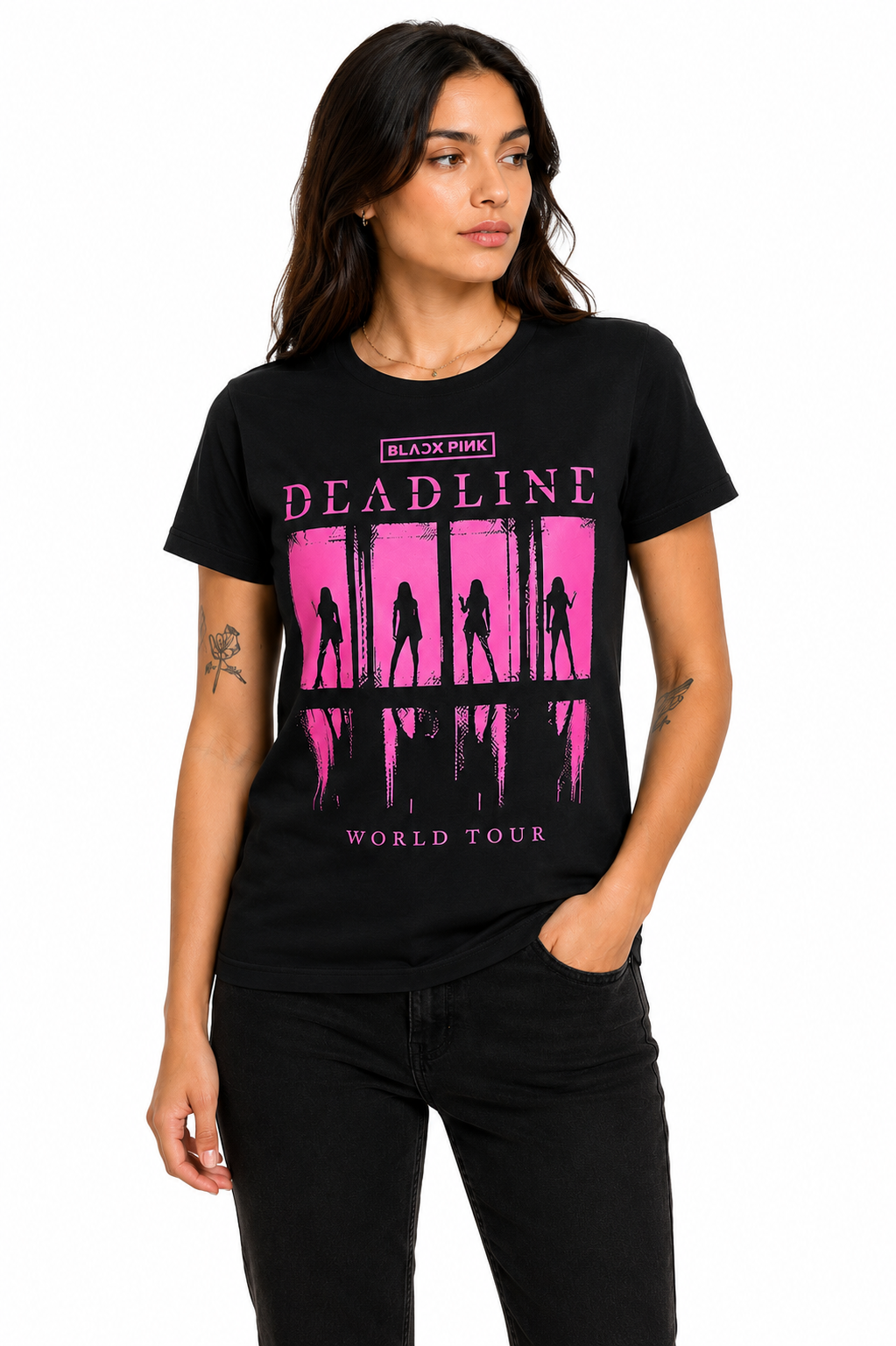 CAMISETA BLACK PINK - 100% ALGODÃO