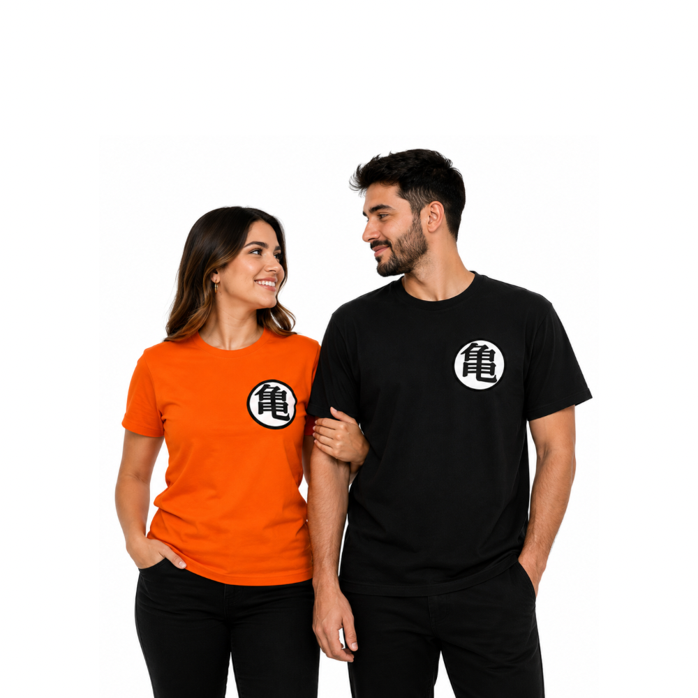 KIT CAMISETAS CASAL DRAGON BALL - EDIÇÃO NAMORADOS