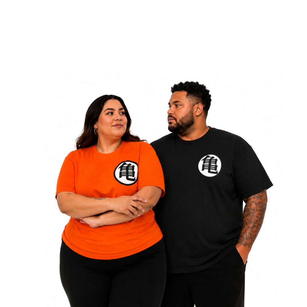 KIT CAMISETAS CASAL DRAGON BALL - EDIÇÃO NAMORADOS