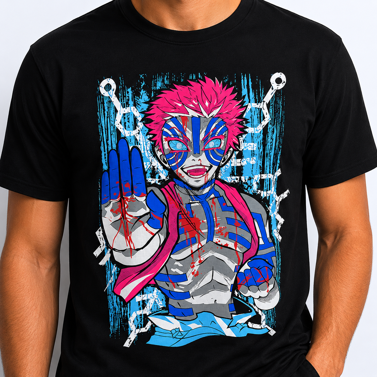 CAMISETA AKAZA - DEMON SLAYER