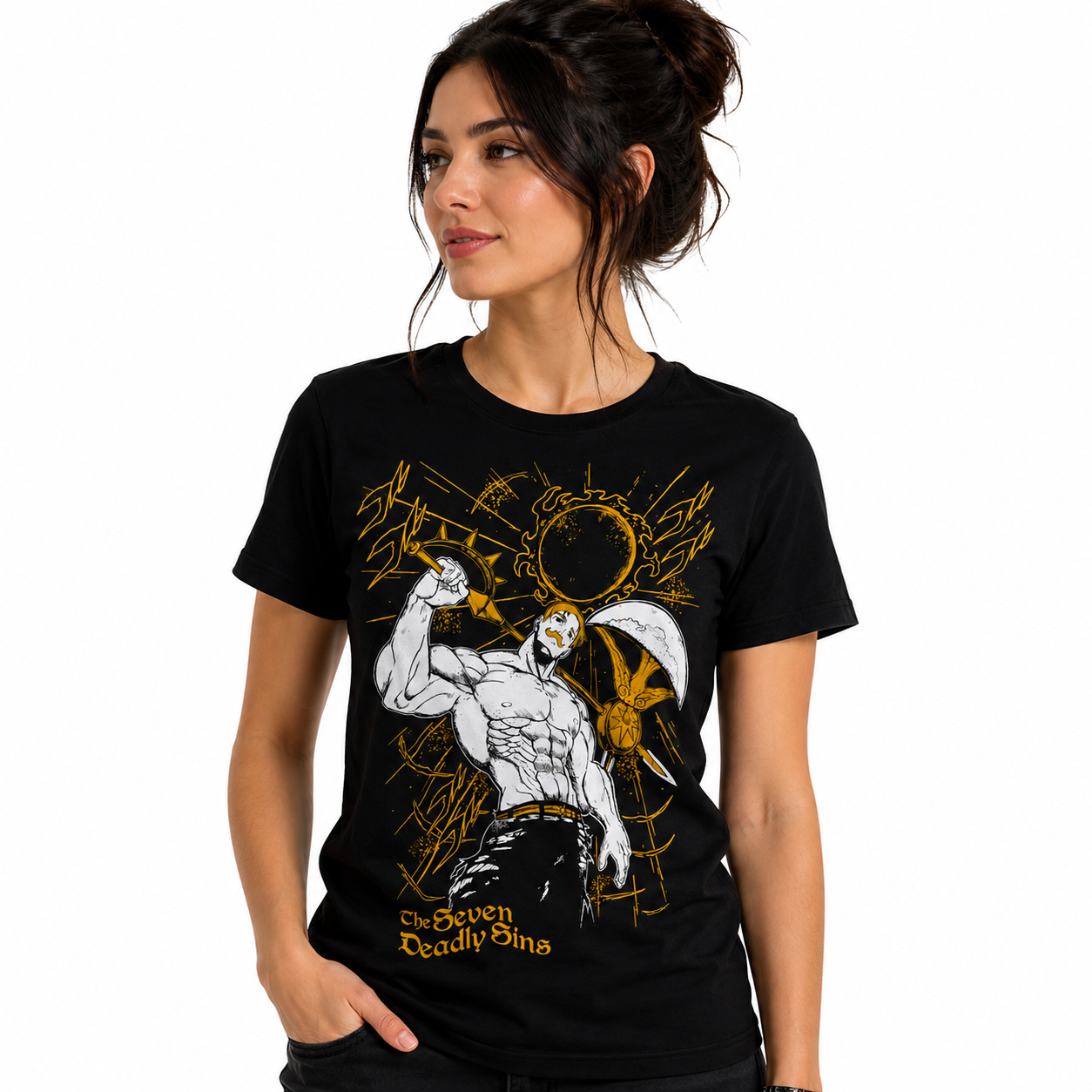 CAMISETA ESCANOR - NANATSU TAIZAI 7 PECADOS CAPITAIS